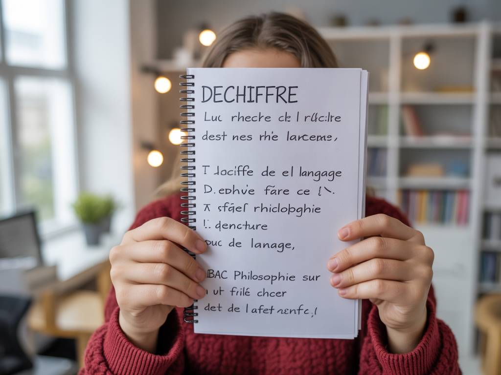 Déchiffre le langage avec la fiche de révision bac philosophie sur le langage